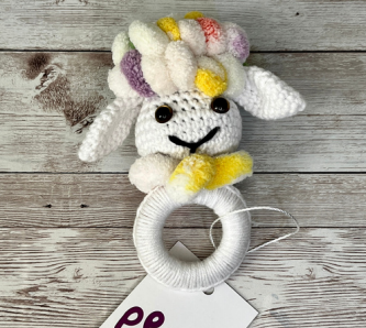 [2500R009] FLUFFY THE SHEEP RATTLE