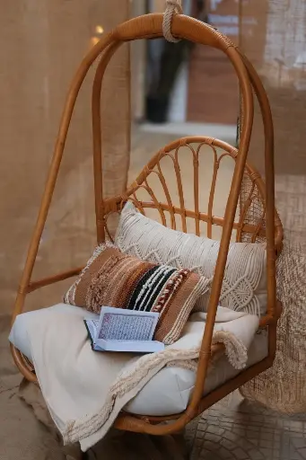 [1200105] Bamboo Swing Chair