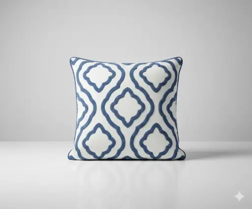[2900c121] Flora Pattern Cushion - Cover