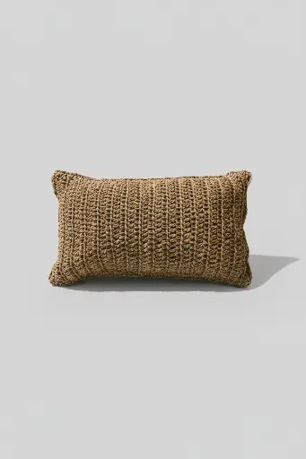 [C000RCb] Raffia Cushion 
