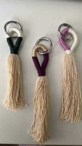 [O000bk1] Boho Keychain