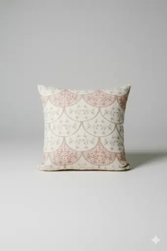 [1800C2] Flowers Cushion 