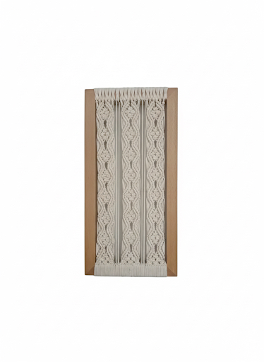 [ha000150003] Wavey macrame frame