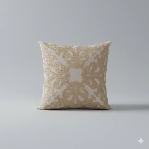 [4300BRCC4040] Beige Royal Cushion