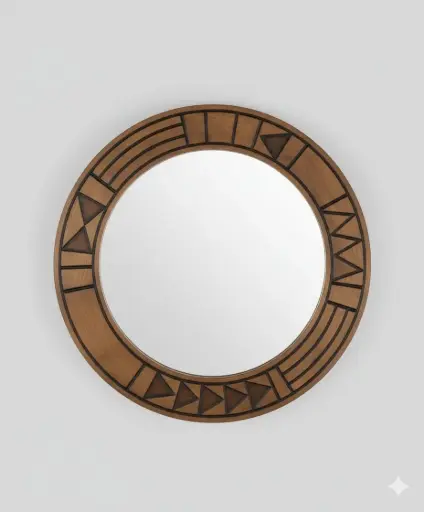 [2400RMR01] Roots round mirror