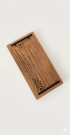 [2400RTW01] Roots wooden tray