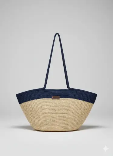 Colored-Jute Summer Bag 