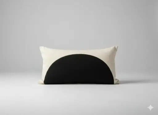 Half-Circle pattern cushion