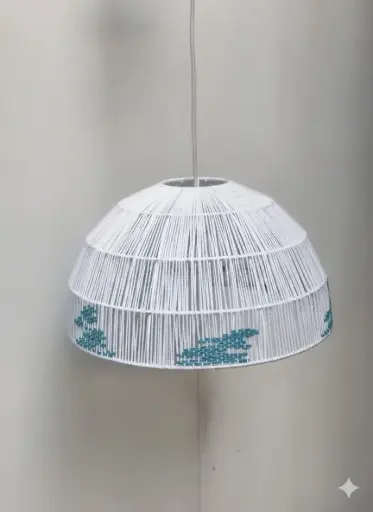 [l000dchs] Decorated Chandelier (Half-Sphere)