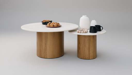 [HF000ct60x45cm]   Circle Table 