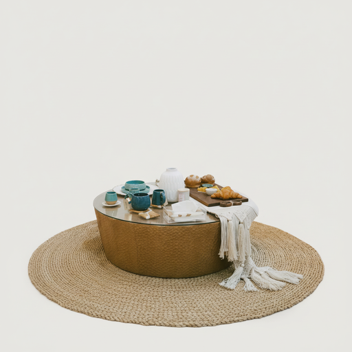 [hf0002ct100x30] Circular coffe table