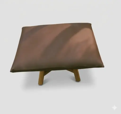 [ha000sp60x60x35] Square Pouf