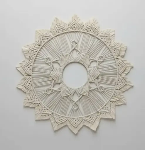 [h000sfw80] Sun Flower Wall Hang
