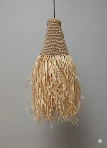 [l000ncs35*70] Net Cone Straw Chandelier