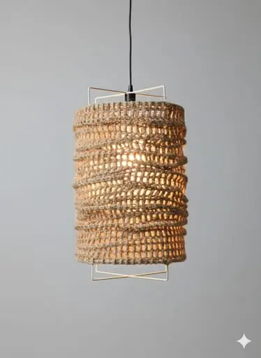 [l00030*50jc] Wavy Net Lampshade